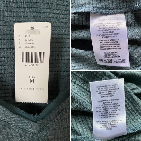 Anthropologie Thea ruffle peplum top by Deletta - Picture 2 of 4